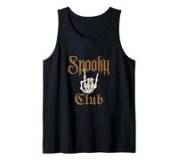 Spooky Club Rock Squelette Main Octobre Forever Débardeur
