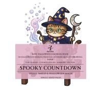 Spooky Countdown: A Kids' Halloween Coloring Book with 50 Cute and Magical Designs