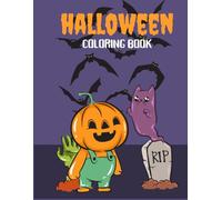 Spooky Fun Halloween Coloring Book for Kids Adults and Teens Featuring Adorable Creepy Creatures
