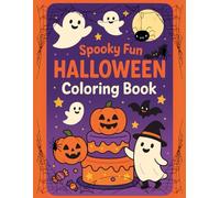 Spooky Fun Halloween Colouring Book: 50 Fun & Spooky Pages for Kids age 4- 8 to Colour!