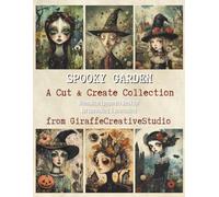 Spooky Garden Collage Book: 60+ Whimsical Halloween Garden Background Pages Featuring Pumpkins, Flowers, Mushrooms, Ghosts, Butterflies, and Enchanted Nature Scenes for Creative Art Projects
