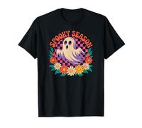 Spooky Ghost Flower Lover Halloween Creature Monster T-Shirt
