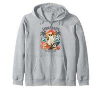 Spooky Girls Beach Crew Ghost Halloween Retro Summerween Sweat à Capuche