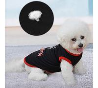 Spooky Halloween Noir Polyester Crâne Imprimé Gilet pour Animaux de Compagnie Vêtements pour Chiens et Chats - Gamme de Costumes Amusants et à la Mode Disponible en Plusieurs