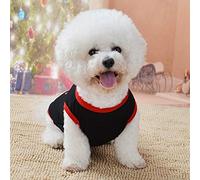 Spooky Halloween Noir Polyester Crâne Imprimé Gilet pour Animaux de Compagnie Vêtements pour Chiens et Chats - Gamme de Costumes Amusants et à la Mode Disponible en Plusieurs