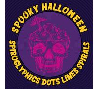 Spooky Halloween Spiroglyphics Dots Lines Spirals: Cute Creepy Mystery Spirals, Unlock the Mysteries of Each Intriguing Image with Your Skills, Creepy Coloring Pages for Adults and Teens