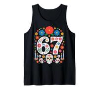 Spooky Haunted by 67 Meme Number Design Day of The Dead Débardeur