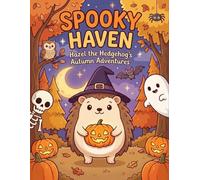 Spooky Haven: Hazel the Hedgehog’s Autumn Adventures: A Cute Not-Too-Spooky Halloween Coloring Book for Kids Ages 4-8 with a Hidden Mouse Search Game