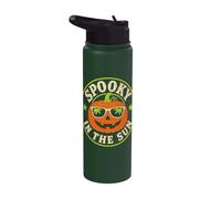 Spooky In The Sun Summerween Halloween Stainless Steel Insulated Water Bottle
