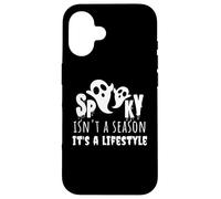 Spooky Isn't A Season It's a Lifestyle Fantôme Amusant Halloween Coque pour iPhone 16