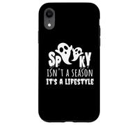 Spooky Isn't A Season It's a Lifestyle Fantôme Amusant Halloween Coque pour iPhone XR