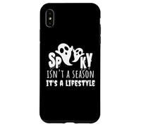 Spooky Isn't A Season It's a Lifestyle Fantôme Amusant Halloween Coque pour iPhone XS Max