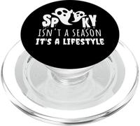 Spooky Isn't A Season It's a Lifestyle Fantôme Amusant Halloween PopSockets PopGrip pour MagSafe