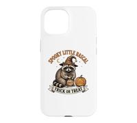 Spooky Little Rascal Halloween Raton Laveur Coque pour iPhone 15
