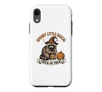 Spooky Little Rascal Halloween Raton Laveur Coque pour iPhone XR