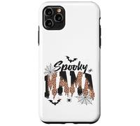 Spooky Mama Leopard Print Ghost Halloween Design Coque pour iPhone 11 Pro Max