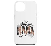 Spooky Mama Leopard Print Ghost Halloween Design Coque pour iPhone 13