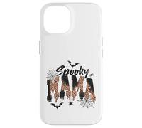 Spooky Mama Leopard Print Ghost Halloween Design Coque pour iPhone 14