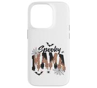 Spooky Mama Leopard Print Ghost Halloween Design Coque pour iPhone 14 Pro