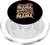 Spooky Mama Retro Halloween Oeuvre d'art pour Mamans PopSockets PopGrip pour MagSafe