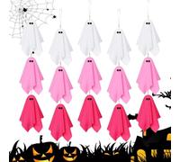 Spooky Mini Ghost Decor Pack Halloween Tree Display Ornament Bundle