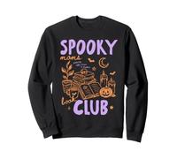 Spooky Moms Book Club Halloween Reader Bookish Book Lover Sweatshirt