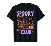 Spooky Moms Book Club Halloween Reader Bookish Book Lover T-Shirt