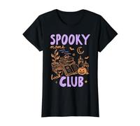 Spooky Moms Book Club Halloween Reader Bookish Book Lover T-Shirt Graphique avec Valeur