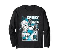 Spooky on The Inside Minions Merch Designs Manche Longue