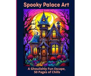 Spooky Palace Art: A Ghoulishly Fun Escape, 50 Pages of Chills