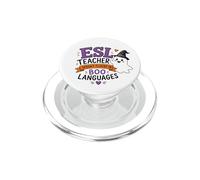 Spooky, Professeur d'anglais Langue Seconde, Parle couramment Les Langues des Livres pour Halloween PopSockets PopGrip pour MagSafe