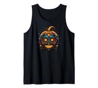 Spooky Pumpkin Halloween Ghost Scary Day of The Dead Débardeur