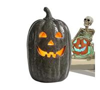 Spooky Pumpkin Lanterns - Resin Handmade, Halloween Table Decor