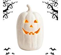 Spooky Pumpkin Lanterns - Resin Handmade, Halloween Table Decor