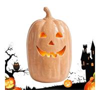 Spooky Pumpkin Lanterns - Resin Handmade, Halloween Table Decor