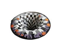 Spooky Rug Non-Slip Spooky Soft Scary Optical Illusion Mat