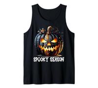 Spooky Season Pumpkin Graphic for Women and Girls Halloween Débardeur