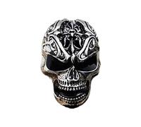 Spooky Skull Car Vent Decorations | univrsal Halloween Car Diffuser Clip for Fragrance, Skeleton Dashboard Decor for Scary Themed Ride, Auto Interior Accessories for Horror Fans, Skull Charm