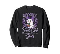 Spooky Social Club, des goules drôles et Mignonnes pour Halloween Qui Aiment Les fantômes Sweatshirt