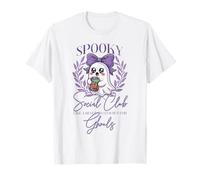 Spooky Social Club, des goules drôles et Mignonnes pour Halloween Qui Aiment Les fantômes T-Shirt