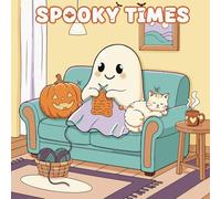 Spooky Times Coloring Book: "Cozy Comforts and Spooky Whimsy, An Adult and Teen Coloring Experience with Delightfully Creepy Creatures"