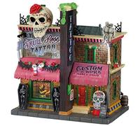 Spooky Town Lemax - The Skull and Rose Tattoo Studio, B/o (4.5v)