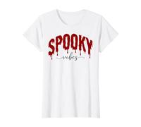 Spooky Vibes Texte d'halloween Qui coule T-Shirt Graphique avec Valeur