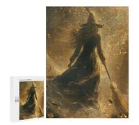 Spooky Witch in Forest Puzzle 1000 Pièces Educa Jouet en Bois Cadeau Unique Décoration Intérieure Jeu Éducatif Challenge Toy Adultes Et Enfants À Partir De 14 Ans 500 PCS