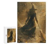 Spooky Witch in Forest Puzzle 1000 Pièces Educa Jouet en Bois Cadeau Unique Décoration Intérieure Jeu Éducatif Challenge Toy Adultes Et Enfants À Partir De 14 Ans 300 PCS