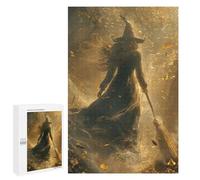 Spooky Witch in Forest Puzzle 1000 Pièces Educa Jouet en Bois Cadeau Unique Décoration Intérieure Jeu Éducatif Challenge Toy Adultes Et Enfants À Partir De 14 Ans 1000 PCS