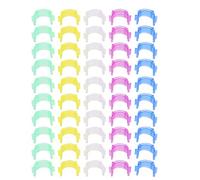 Spool Clips Spool Huggers 5 Couleurs Support de Clip de Stockage Fixe Pinces à Canette 50 Pièces Porte-Canette Collection Clip Canette Fil Copains Canettes
