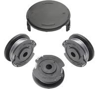 Spool of Line for Edging Cutter Compatible with Bosch ART 23 26 SL,F016800569 Replacement Spool (pack of 3 spools and 1 cap)
