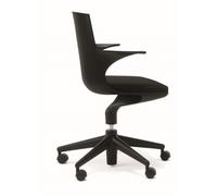 Spoon Chair Chaise pivotante Kartell Noir Noir - 8058967057928