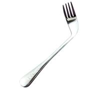Spoon de coude plus ancienne - fourche à manger inclinée, cuillère incurvée, ustensile pour l'auto-nutrition | Booms de pétition pour les personnes âgées, pratiques pour les personnes âgées plus âgées